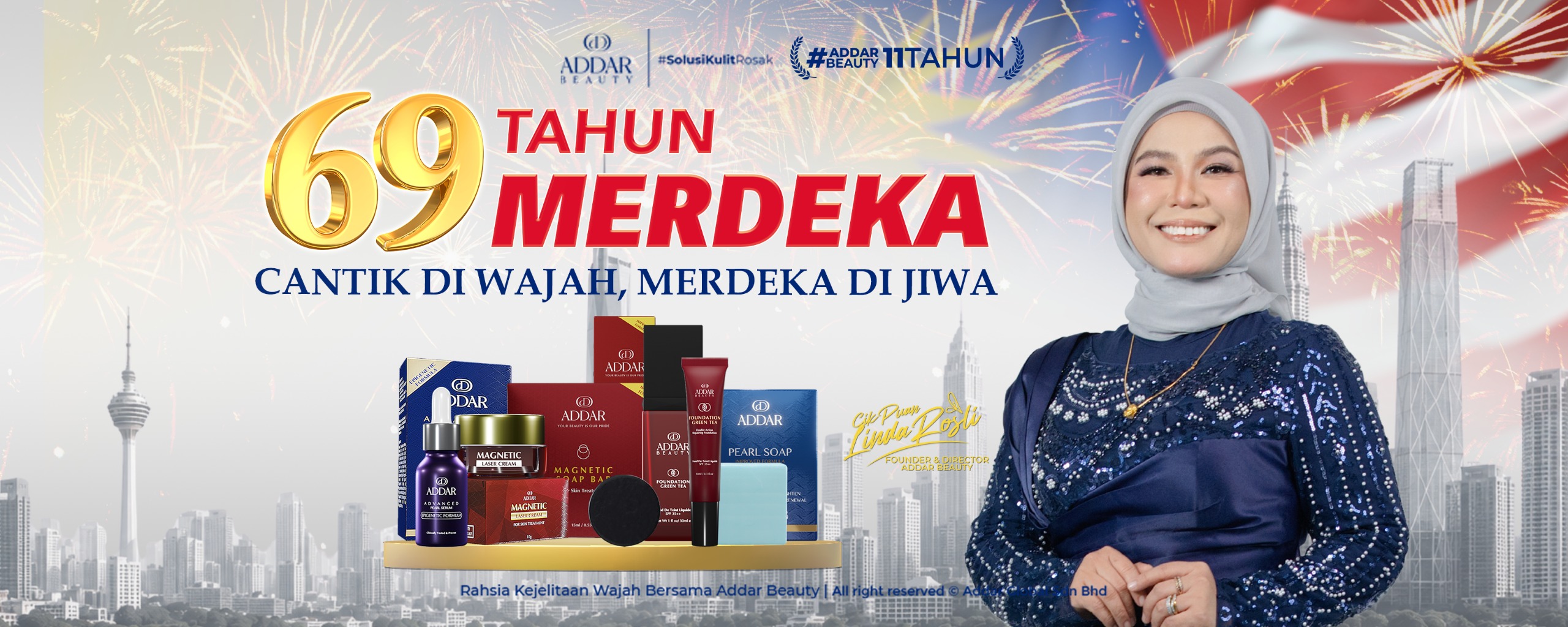 CANTIK DI WAJAH, MERDEKA DI JIWA