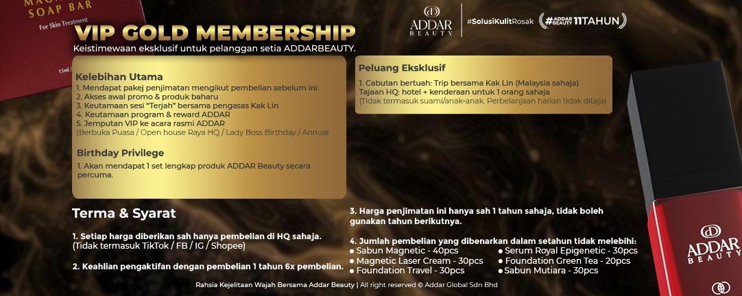 Gold Membership Addar