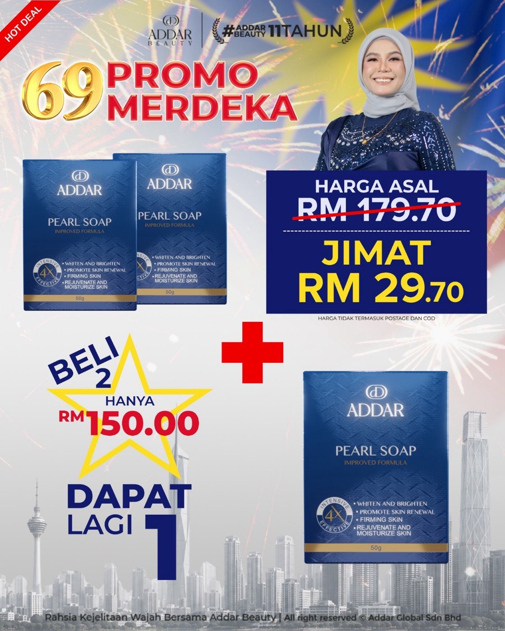 PROMO MERDEKA - 3 SABUN MUTIARA