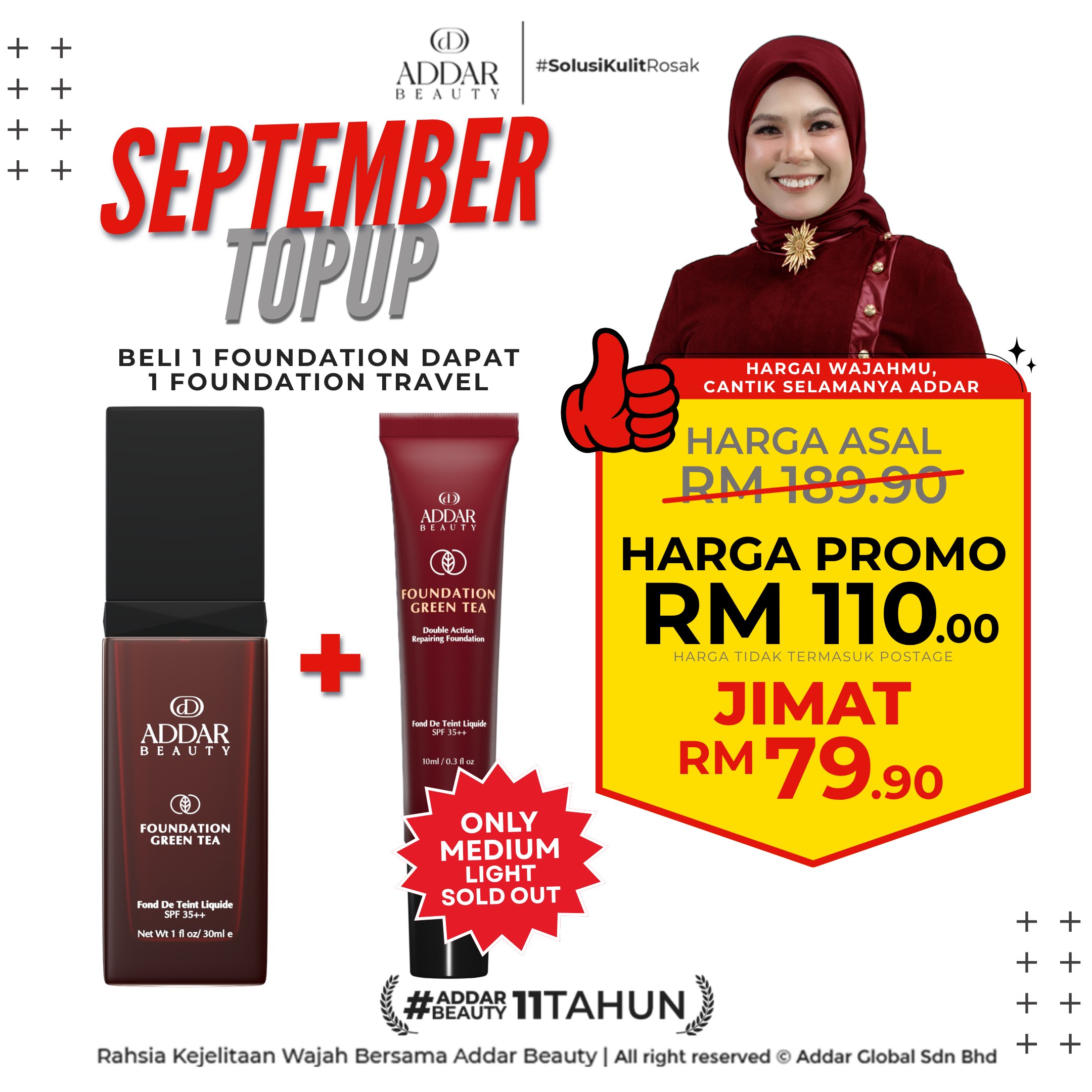 SEPTEMBER TOPUP - 1 Foundation + 1 Foundation Travel