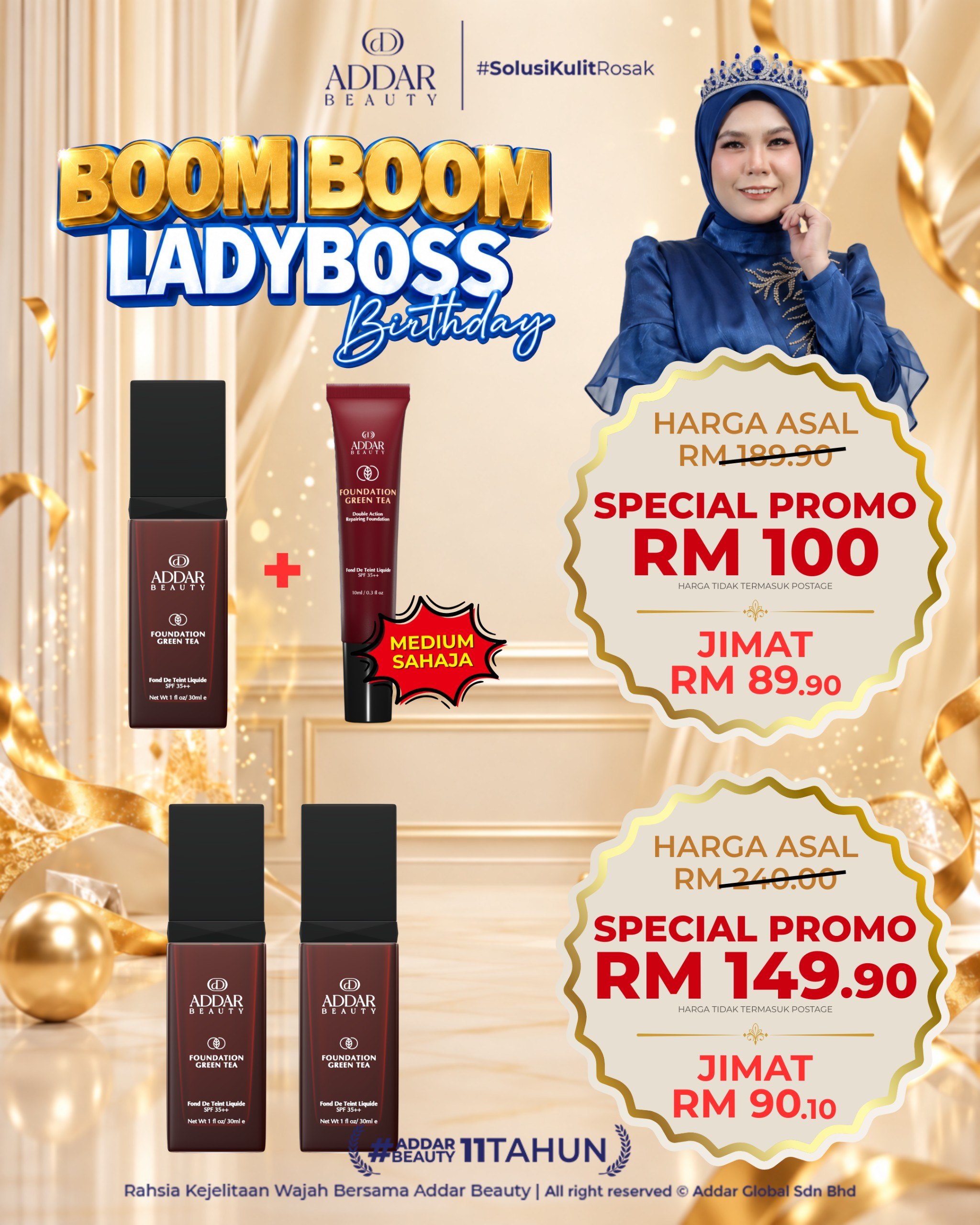 Boom Boom Lady Boss Promo - 2 FD