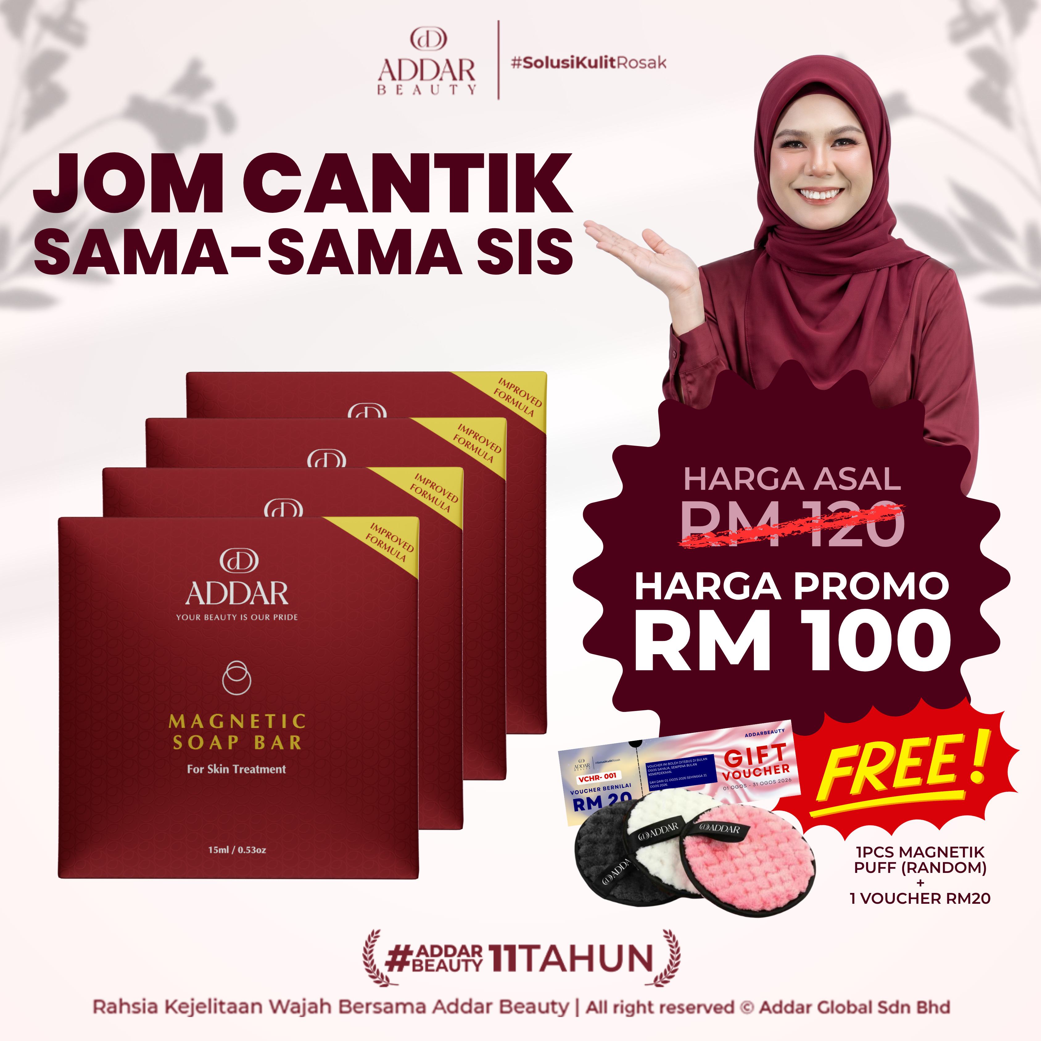 PROMO 7.7 - 4 SABUN MAGNETIK